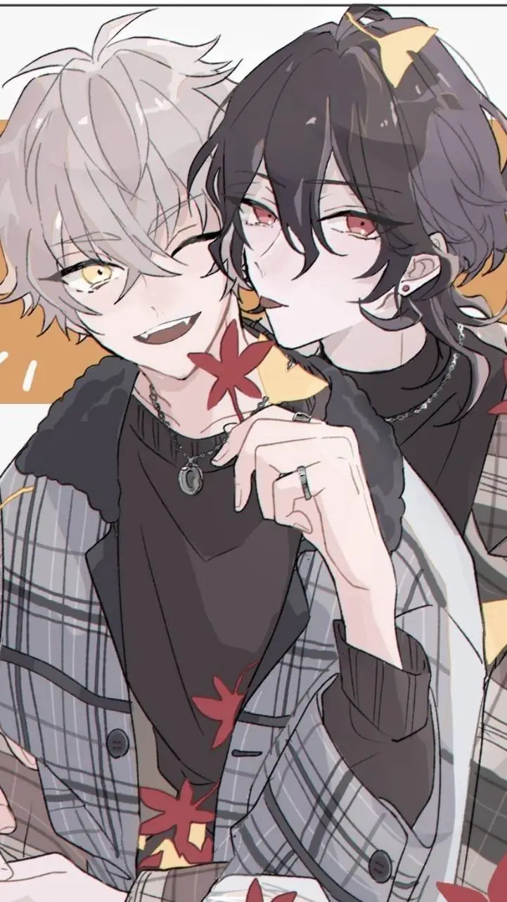 ai character: ||🖤Rei×Koga🤍=❤|| background