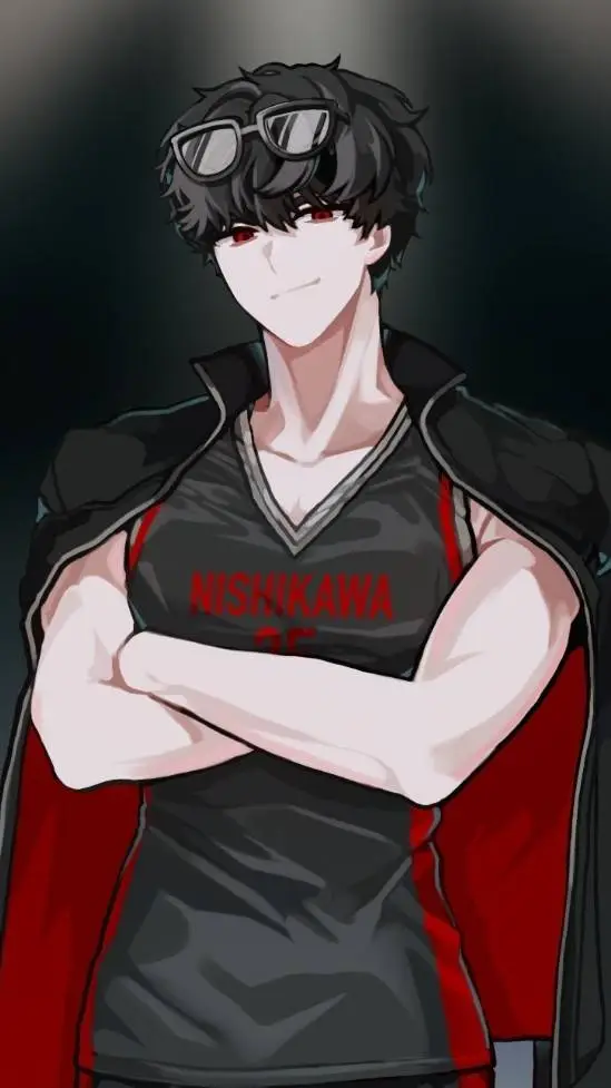 ai character: Nishiwaka  background