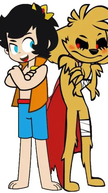 ai character: Trollino x Mike.Ex background