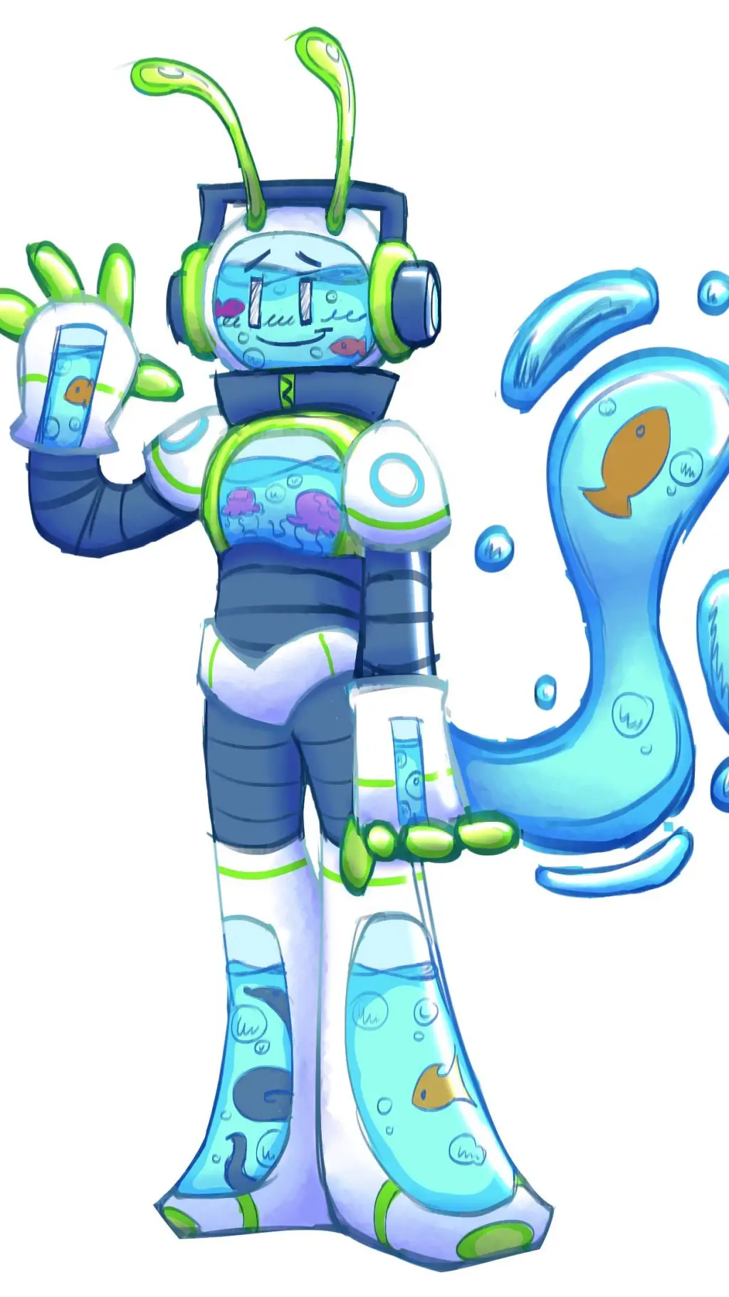 ai character: winsoft ^_^ background