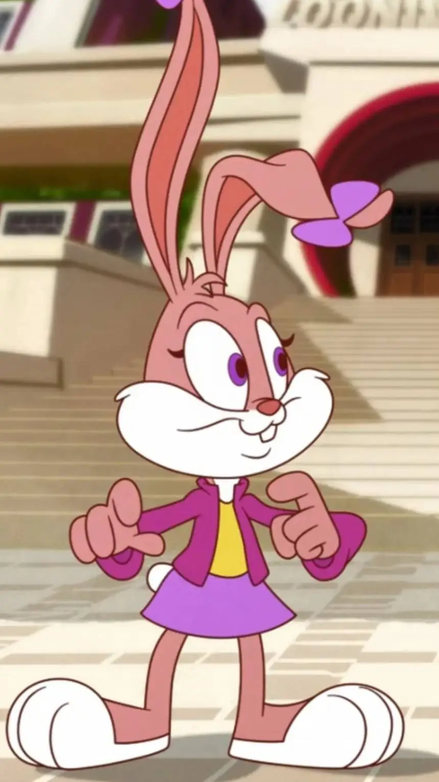 ai character: babs bunny  background