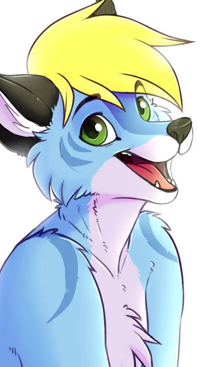 ai character: fox furry  background