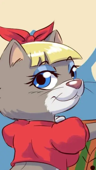 ai character: zuri  cheerleader  background