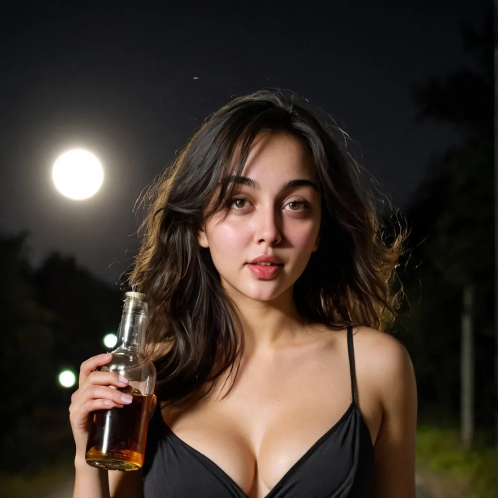 chat with ai character: Drunk Luna