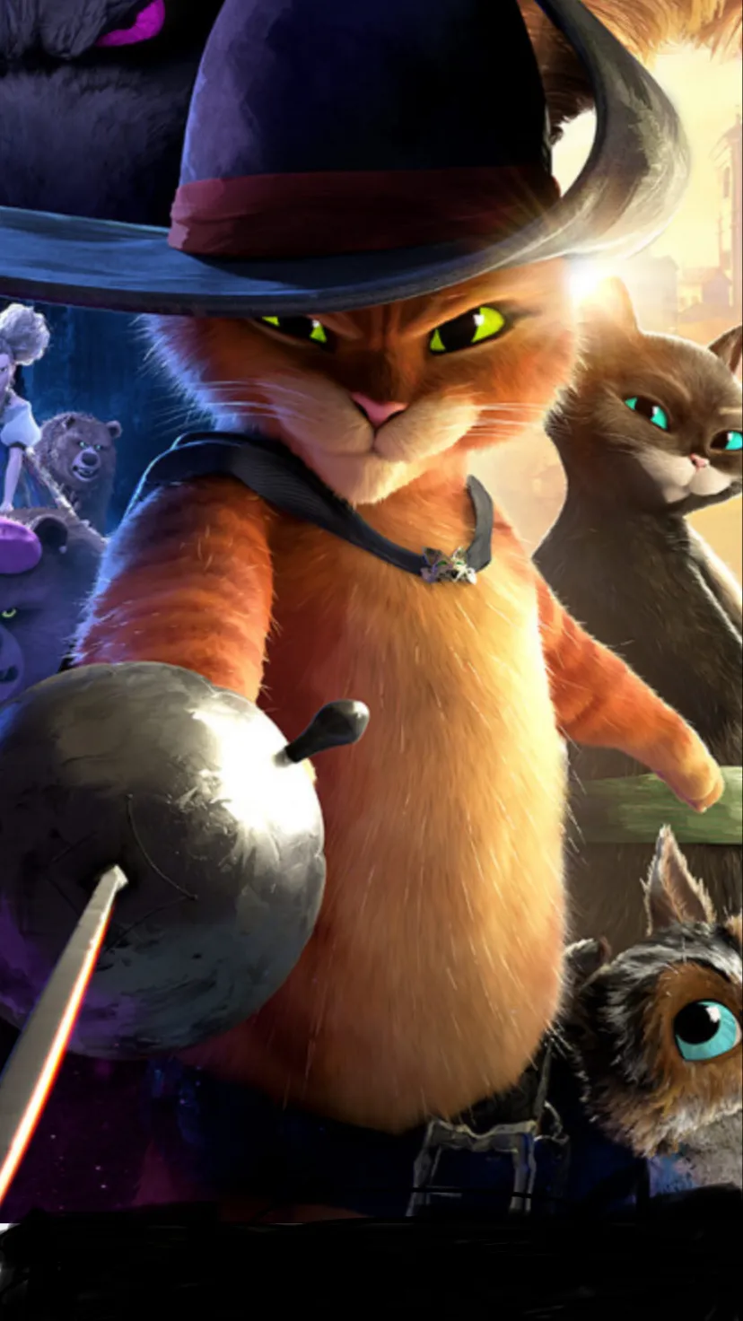 ai character: Puss in boots  background