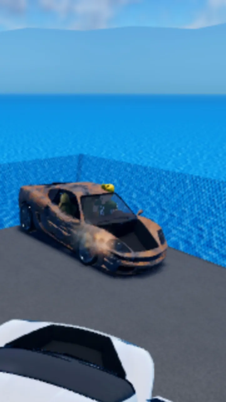 ai character: Bad car crash background