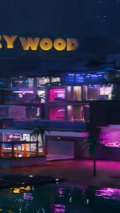 ai character: Giga Mansion! background