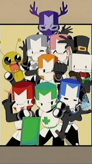 ai character: Castle crashers  background