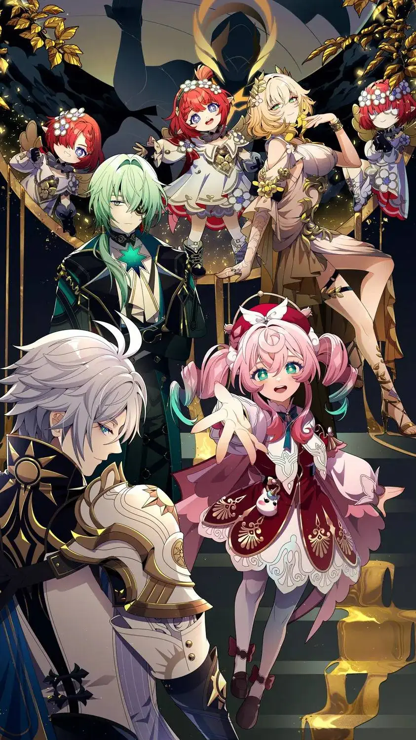 ai character: Amphoreus HSR☆♡ background
