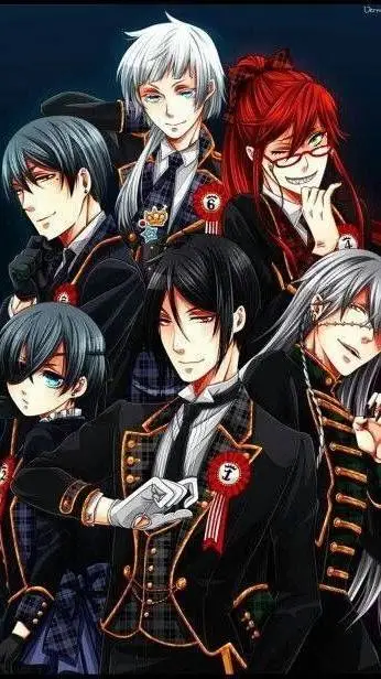 ai character: 🖤Black Butler🖤 background