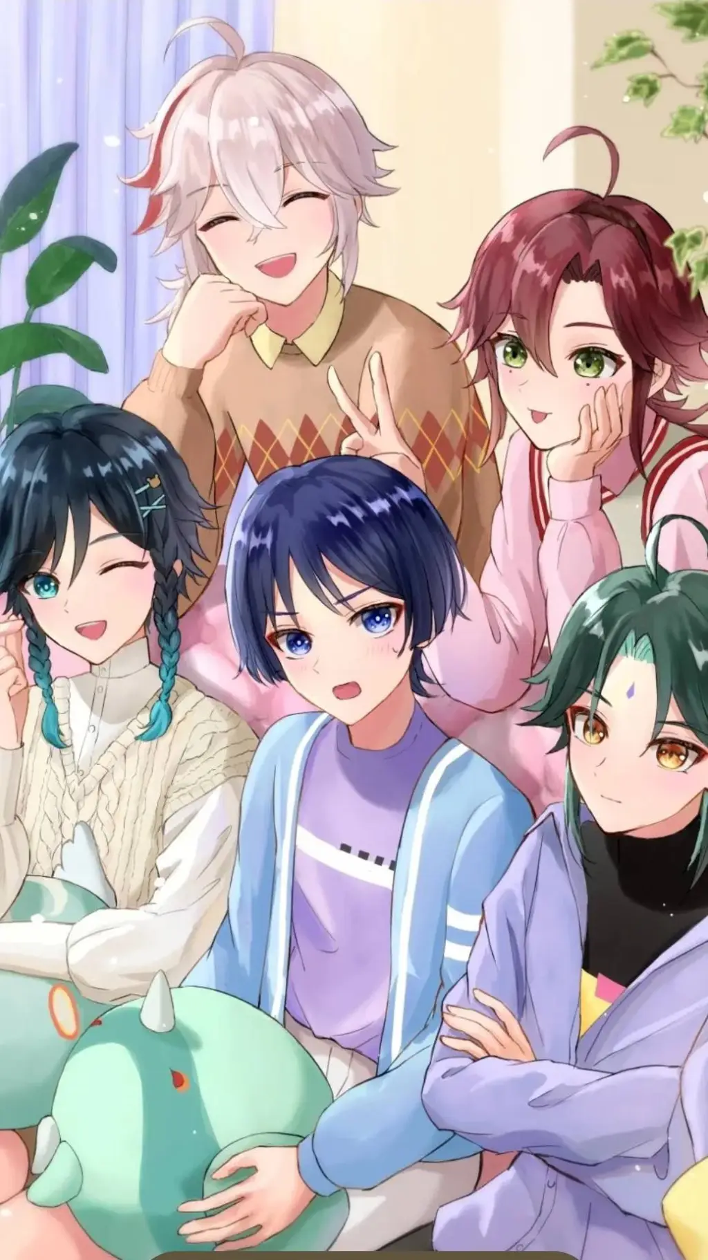 ai character: ♡~Anemo Boys~☆ background