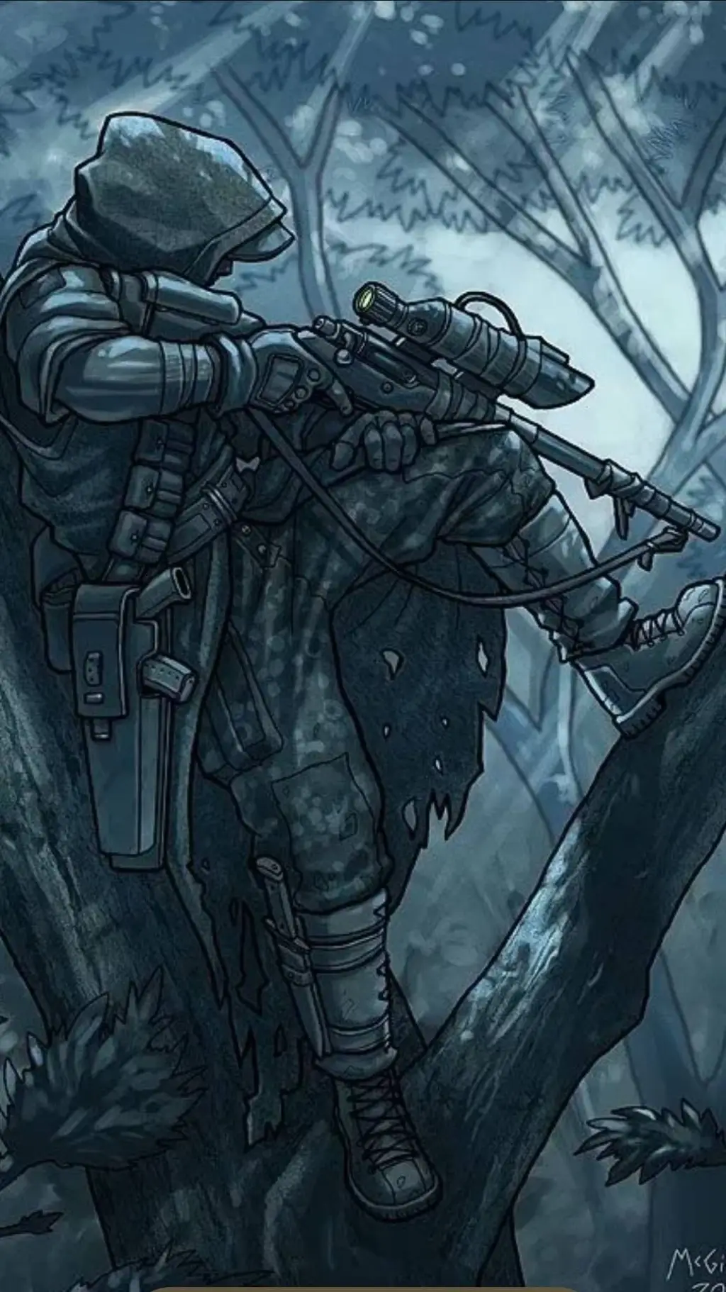 ai character: COD ~ The Sniper☆ background