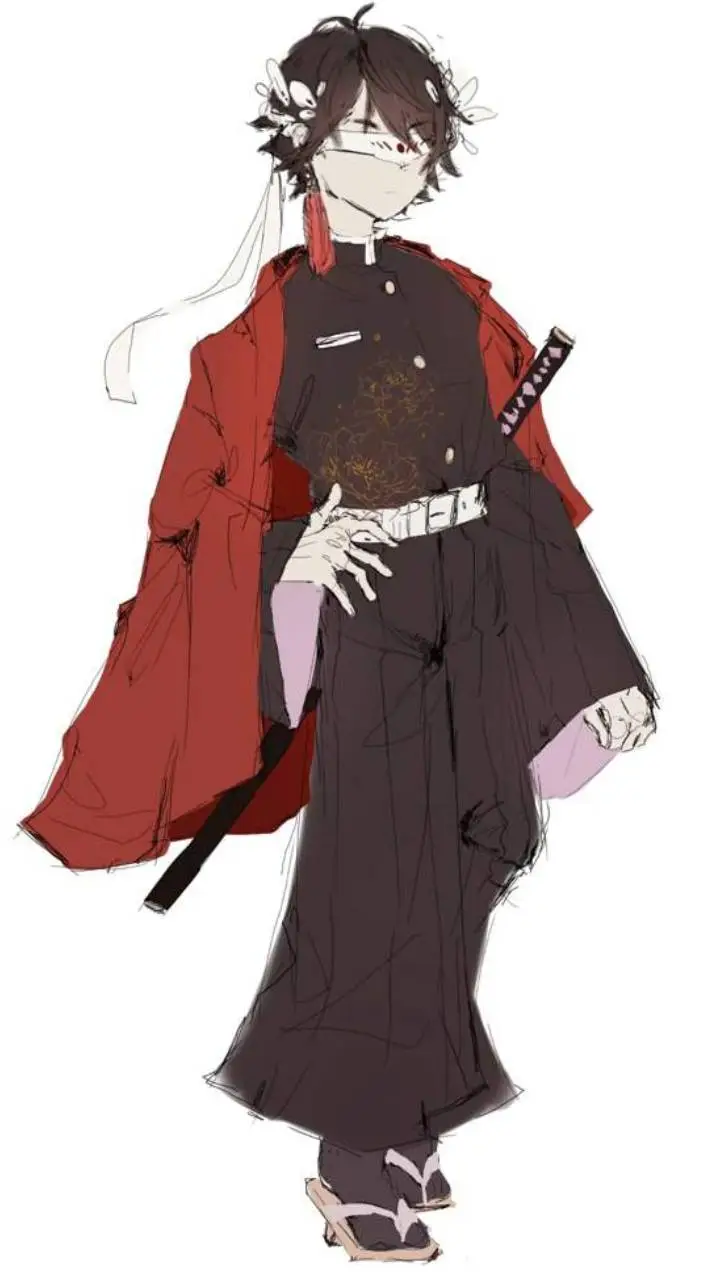 ai character: KNY:Secret Hashira background