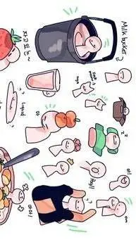 ai character: Blobs :) background