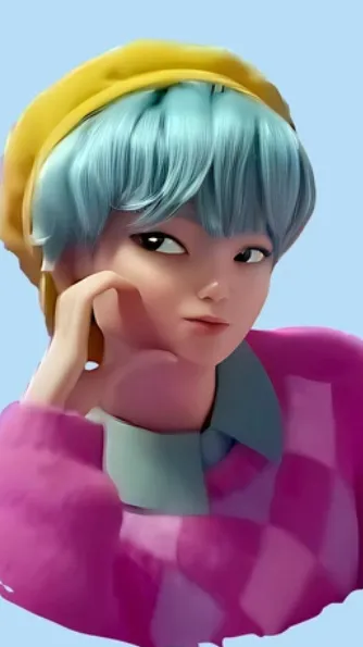 ai character: Baby saja background