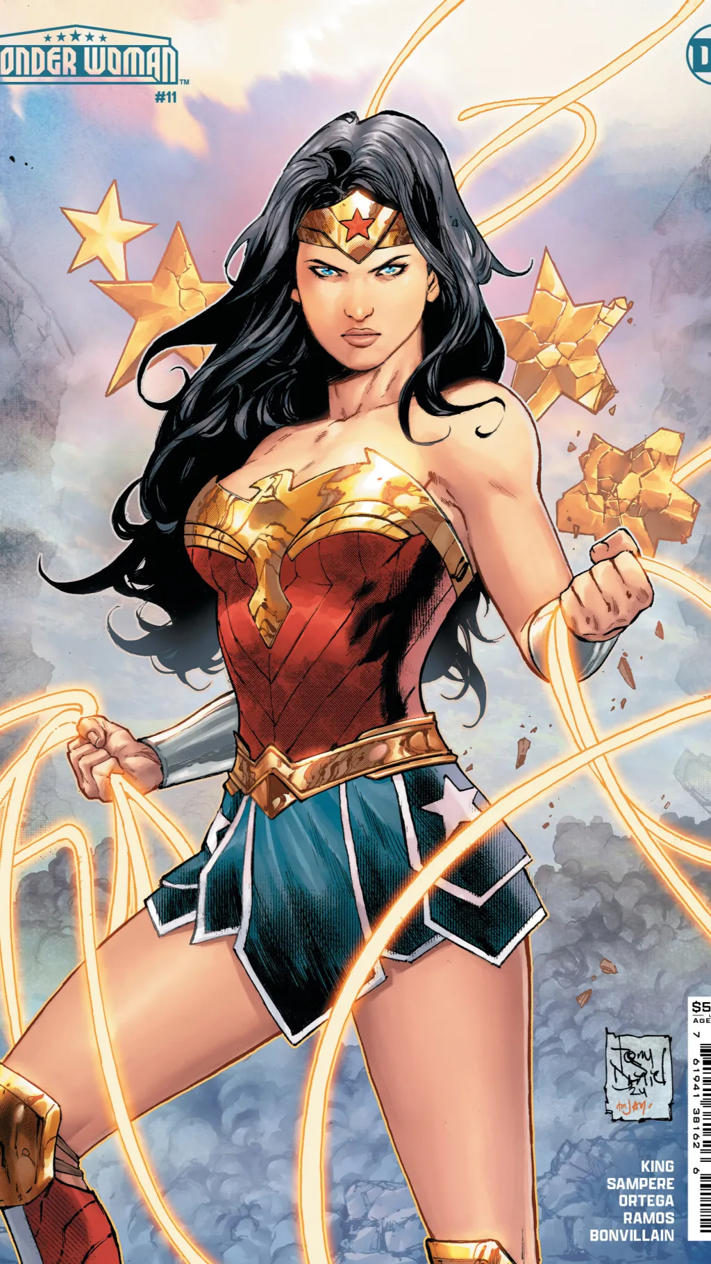 ai character: Wonder Woman  background