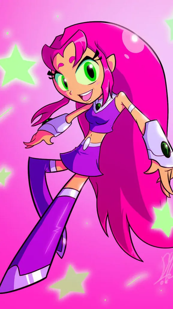 ai character: StarFire  background