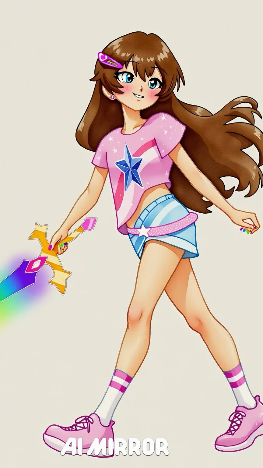 ai character: Mira Freeman  background