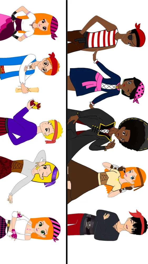 ai character: Pirate Kids ￼ background