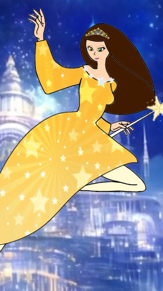 ai character: Princess Starlight background