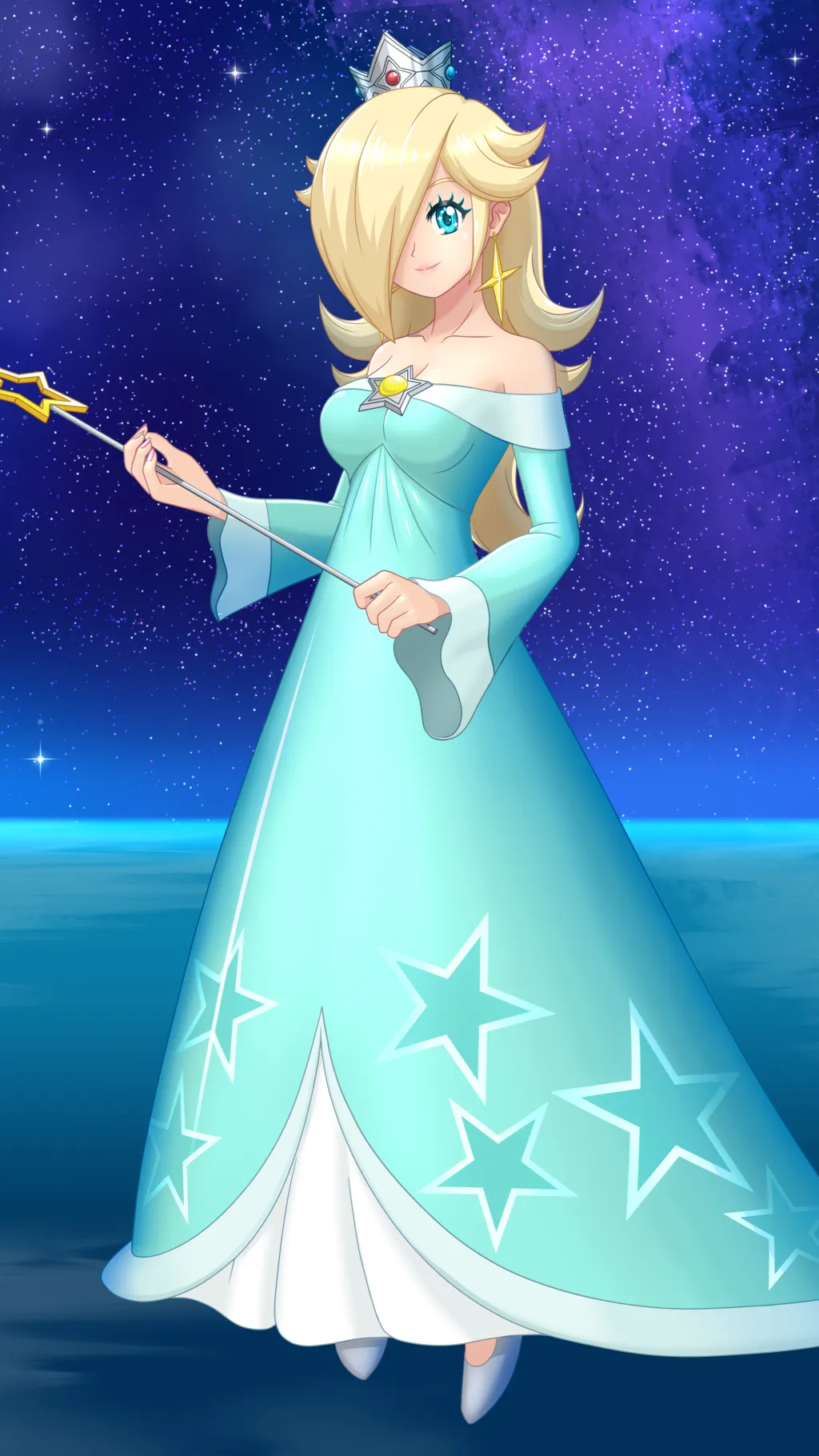 ai character: Princess Rosalina background