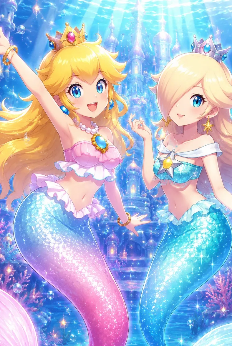 chat with ai character: Mermaid Princesses