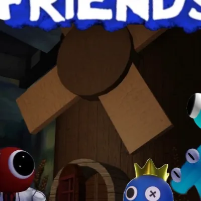 chat with ai character: Rainbow friends!