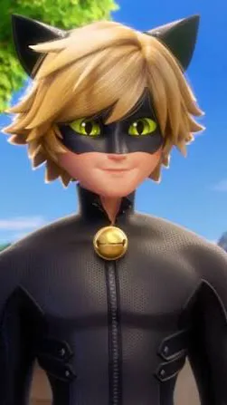 ai character: Cat noir  background
