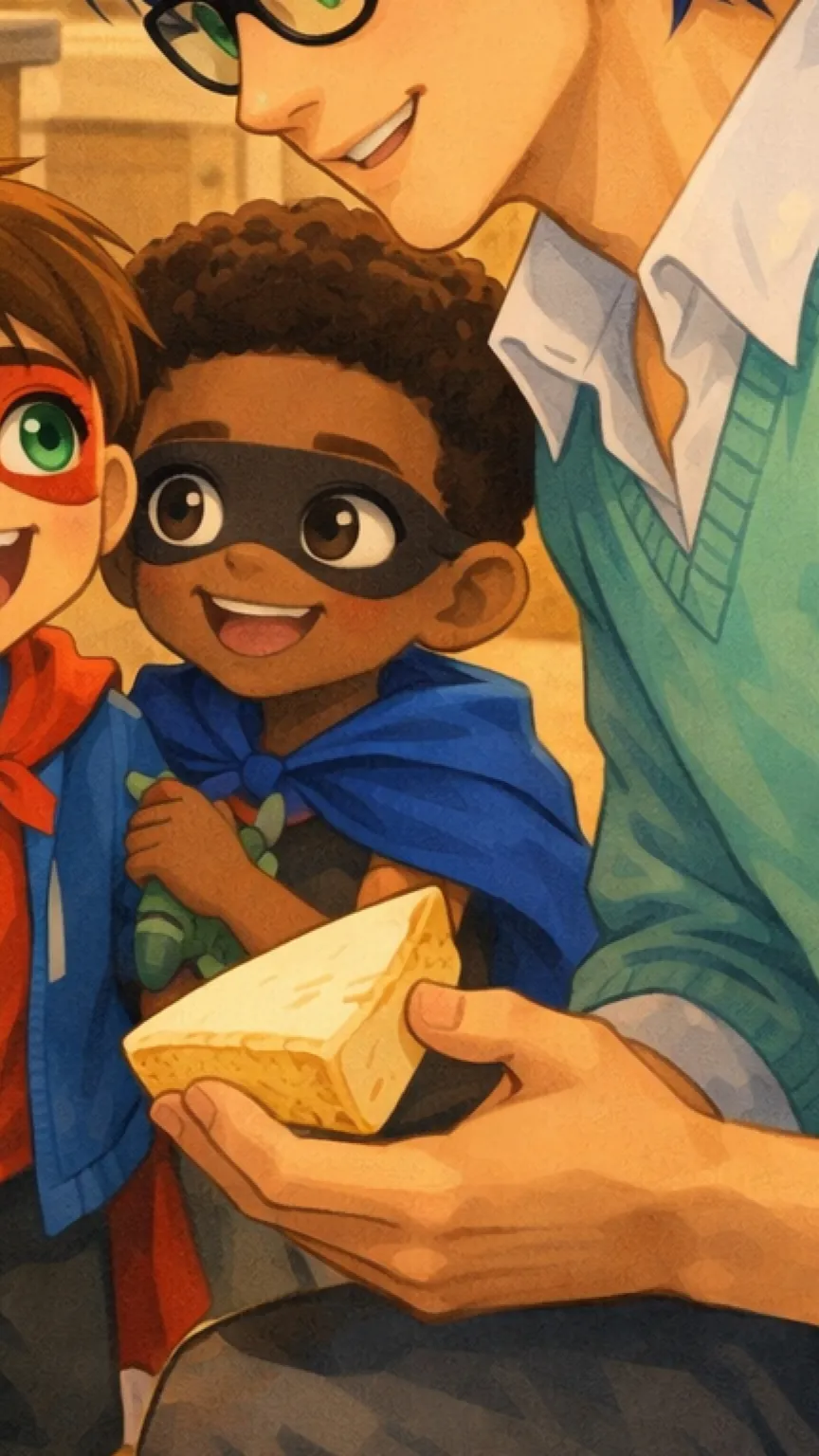 ai character: Miles ￼￼ background