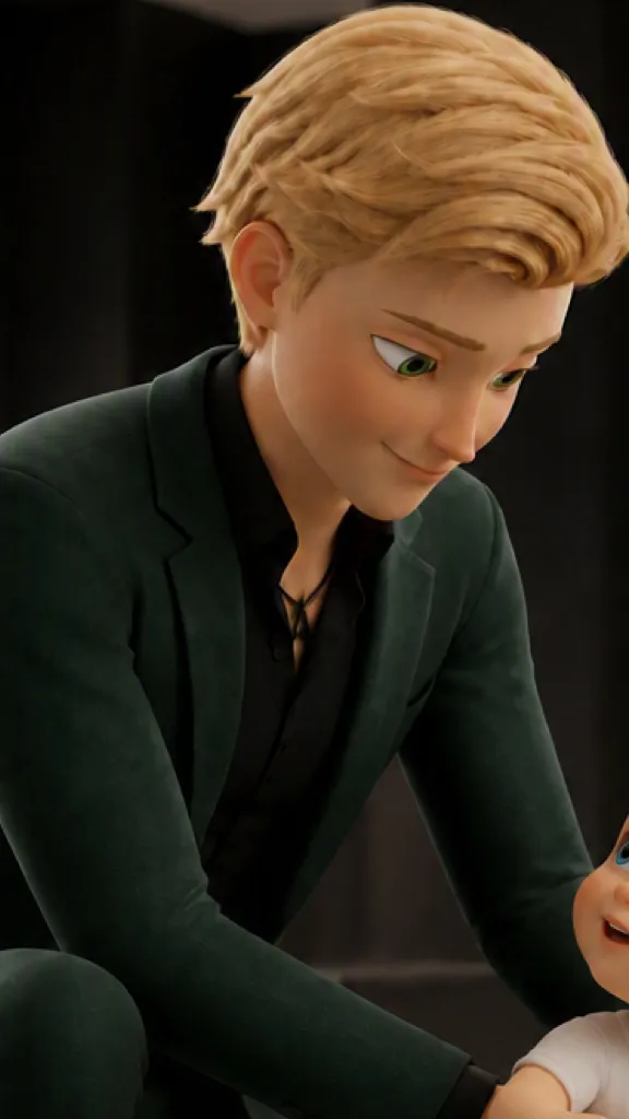ai character: Adrien Agreste  background