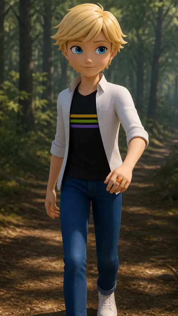 ai character: Aaron agreste ￼ background
