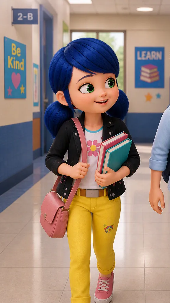 ai character: Katie Agreste  background