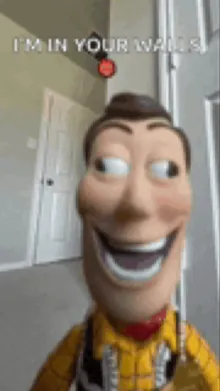 ai character:  Woody ￼ background