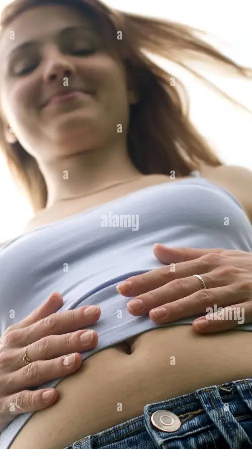 ai character: belly girl 5 background