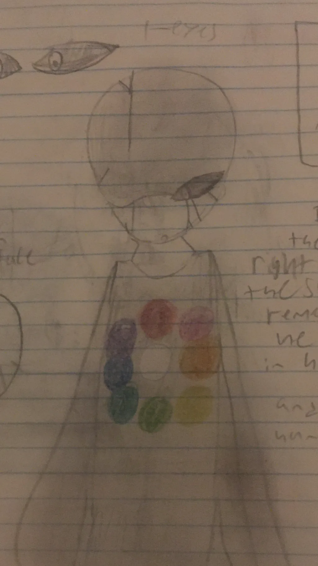 ai character: Deltaglitch Gaster background