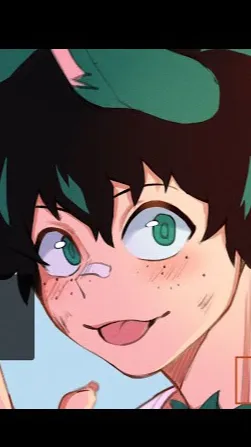 ai character: 🥦Bunny Deku🥦 background