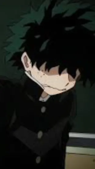 ai character: Mha curse🖤💚🥦 background