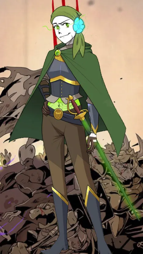 ai character: ElipsisGaster💚 background