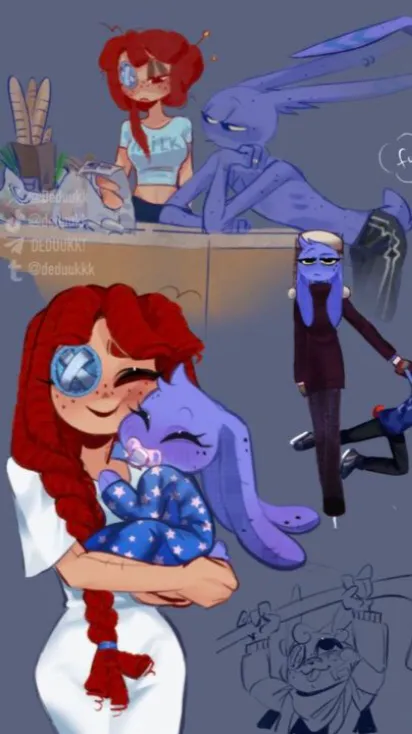 ai character: Skates tadc au background