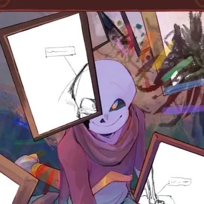 chat with ai character: Ink sans insanity