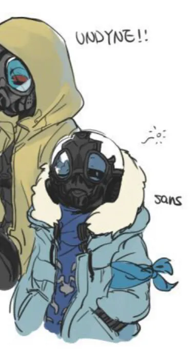 ai character: Undertale infected background