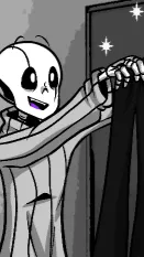 ai character: Refusetale Gaster2 background