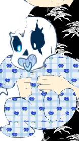 ai character: Baby Dg Sans background