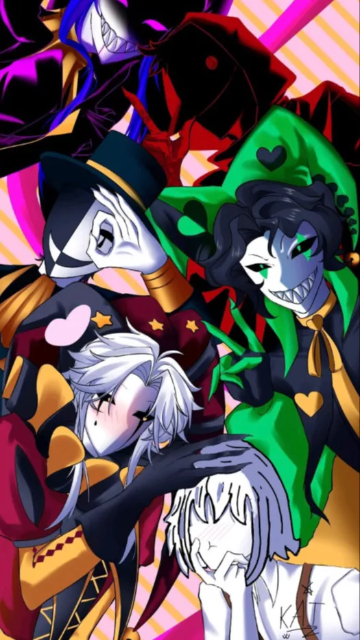 ai character: Tfc❤️💚💜💙💛 background