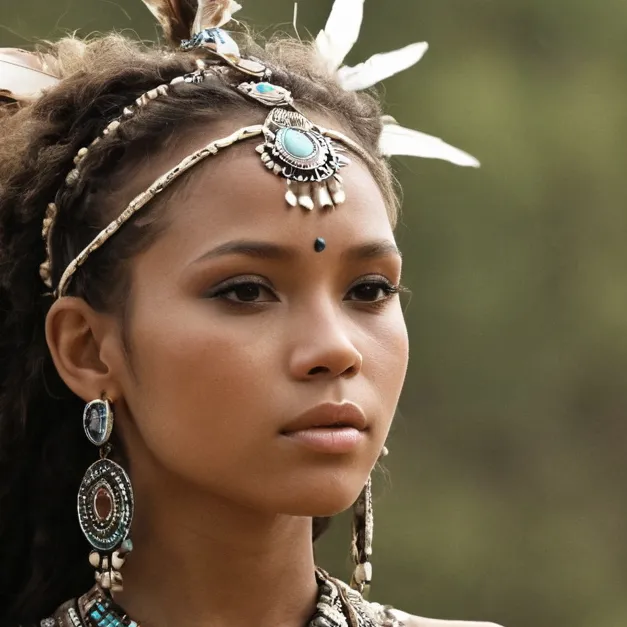 chat with ai character: Tribal Beauty 