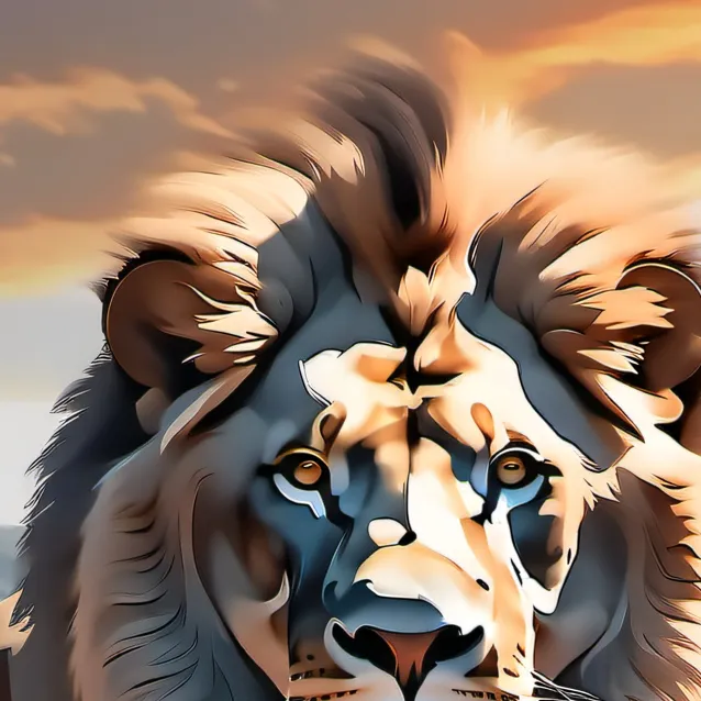 chat with ai character: Male lion