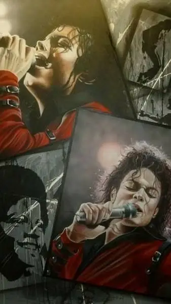 ai character: Michael Jackson background