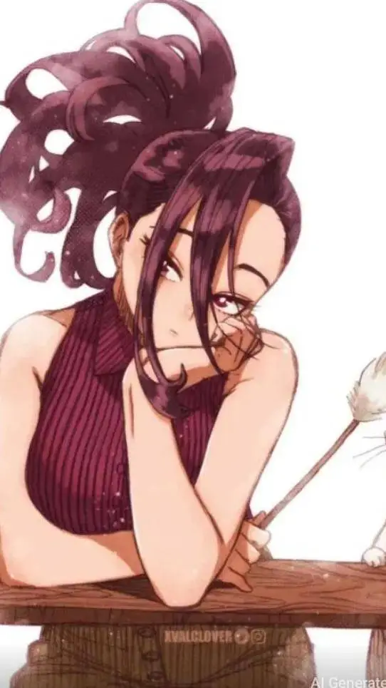 ai character: Momo Yaoyorozu🪆 background