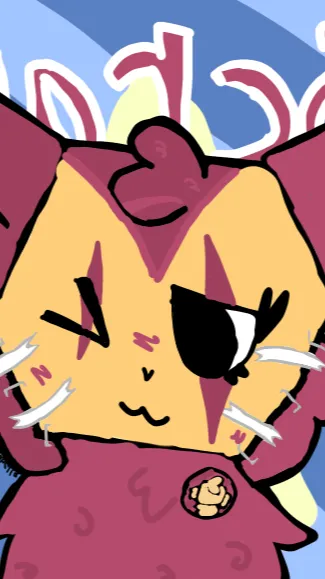 ai character: Dandys world background