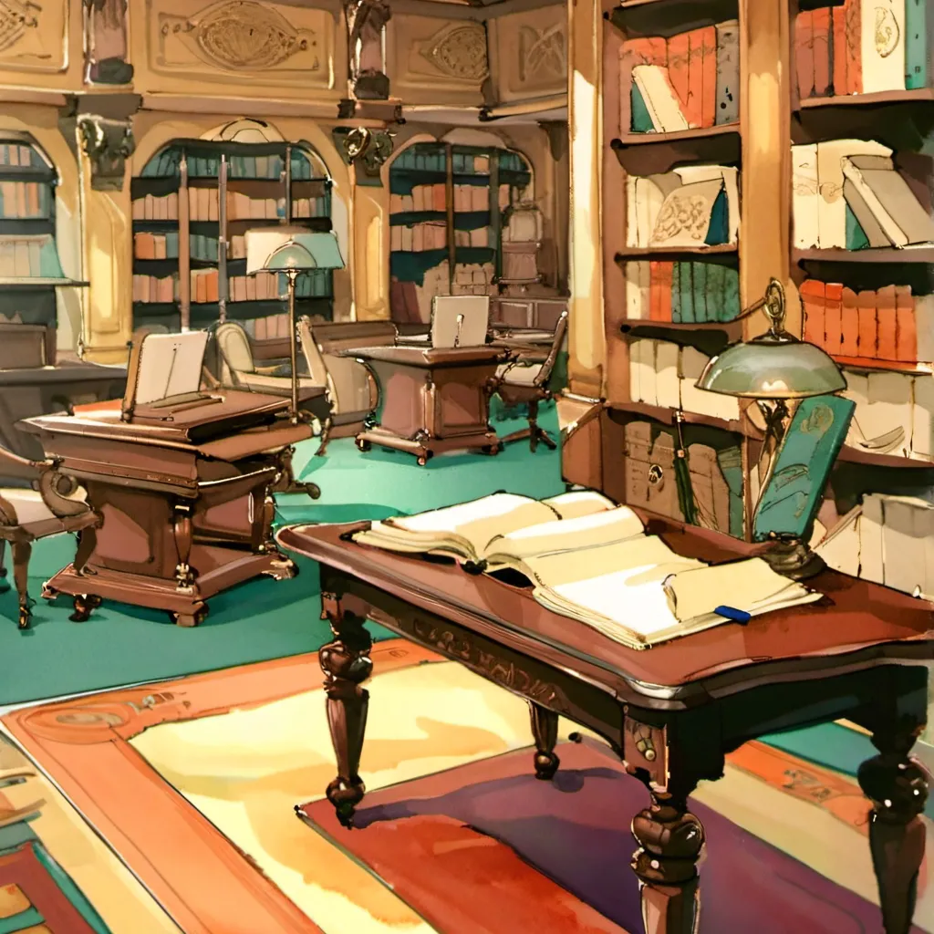 chat with ai character: silent library